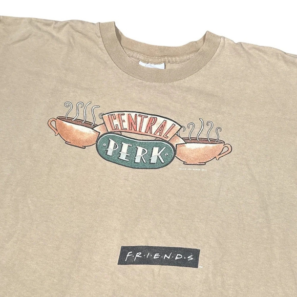 Vintage 90s Friends Central Perk Stanley Desantis Single Stitch T Shirt Mens L - Picture 4 of 11